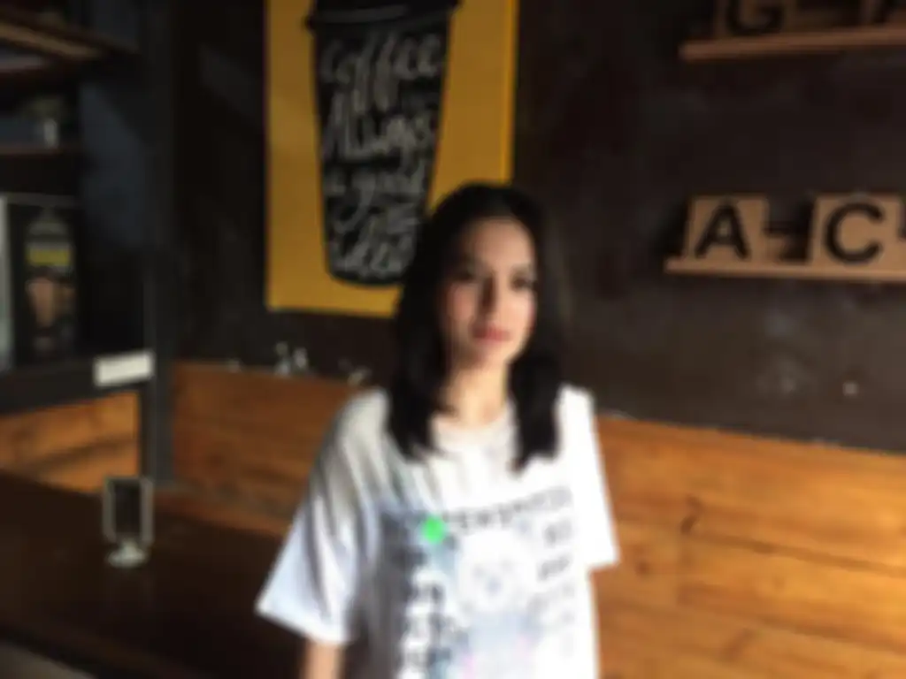 Iqlima Kim  saat ditemui dikawasan Tebet, Jakarta Selatan, Senin (11/4/2022).