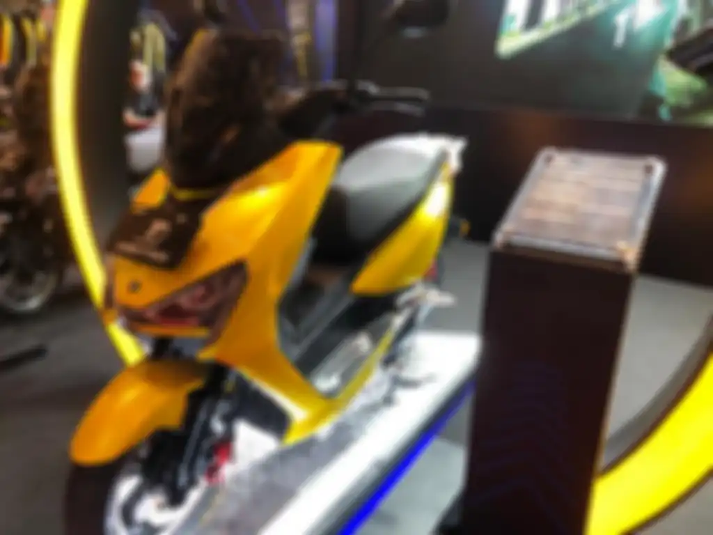 Tampilan motor listrik United TX3000 yang meluncur di IEMS 2022.