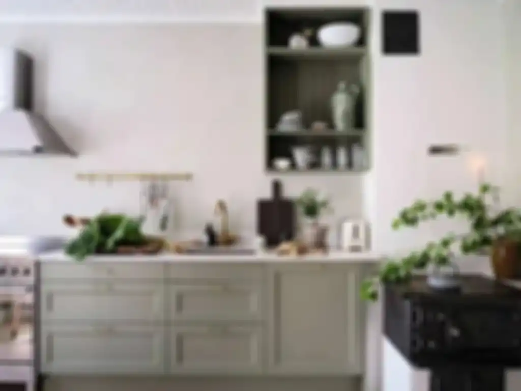 Dapur sage green (hijau sage)