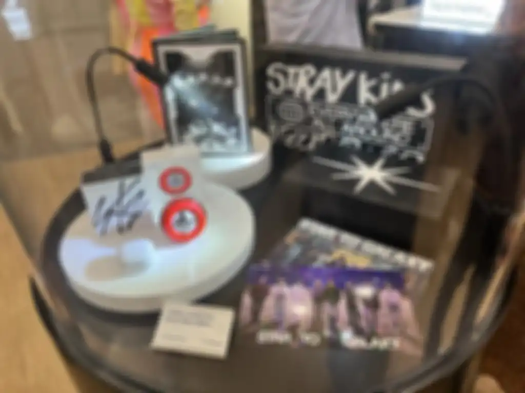 Flipsuit Case Edisi Stray Kids kolaborasi Samsung yang ada di SLBS Studio Lotte Shopping Avenue Jakarta