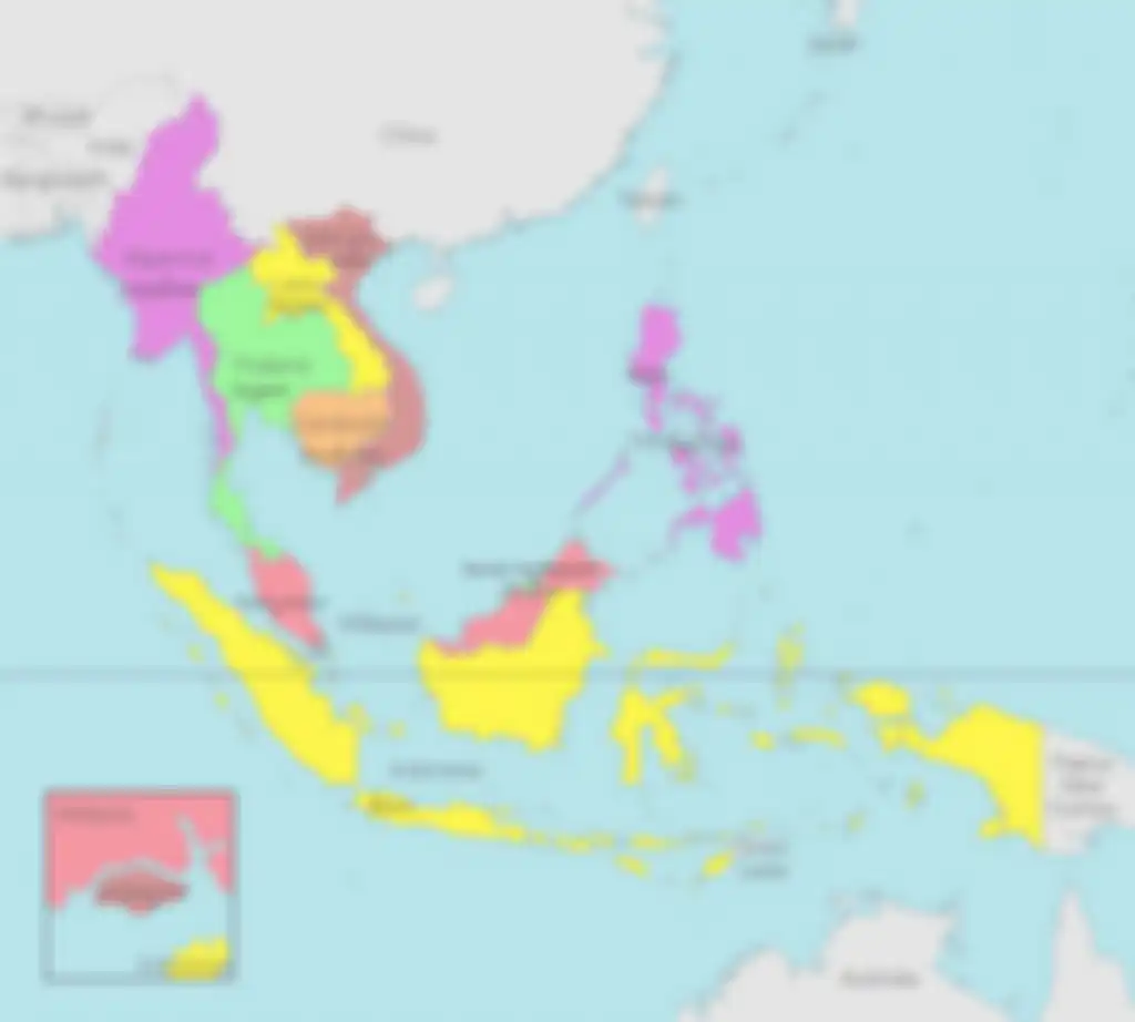 Peta ASEAN.