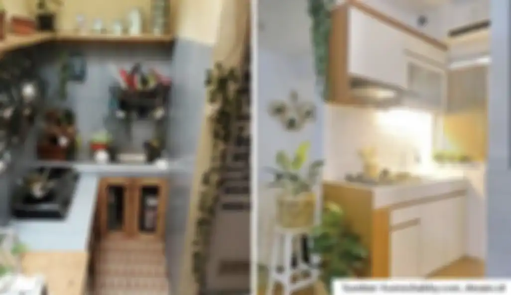 Ini desain dapur sempit nan nyaman yang cocok  buat diaplikasikan di rumah subsidi. 7 foto inspirasinya bikin jatuh hati. 