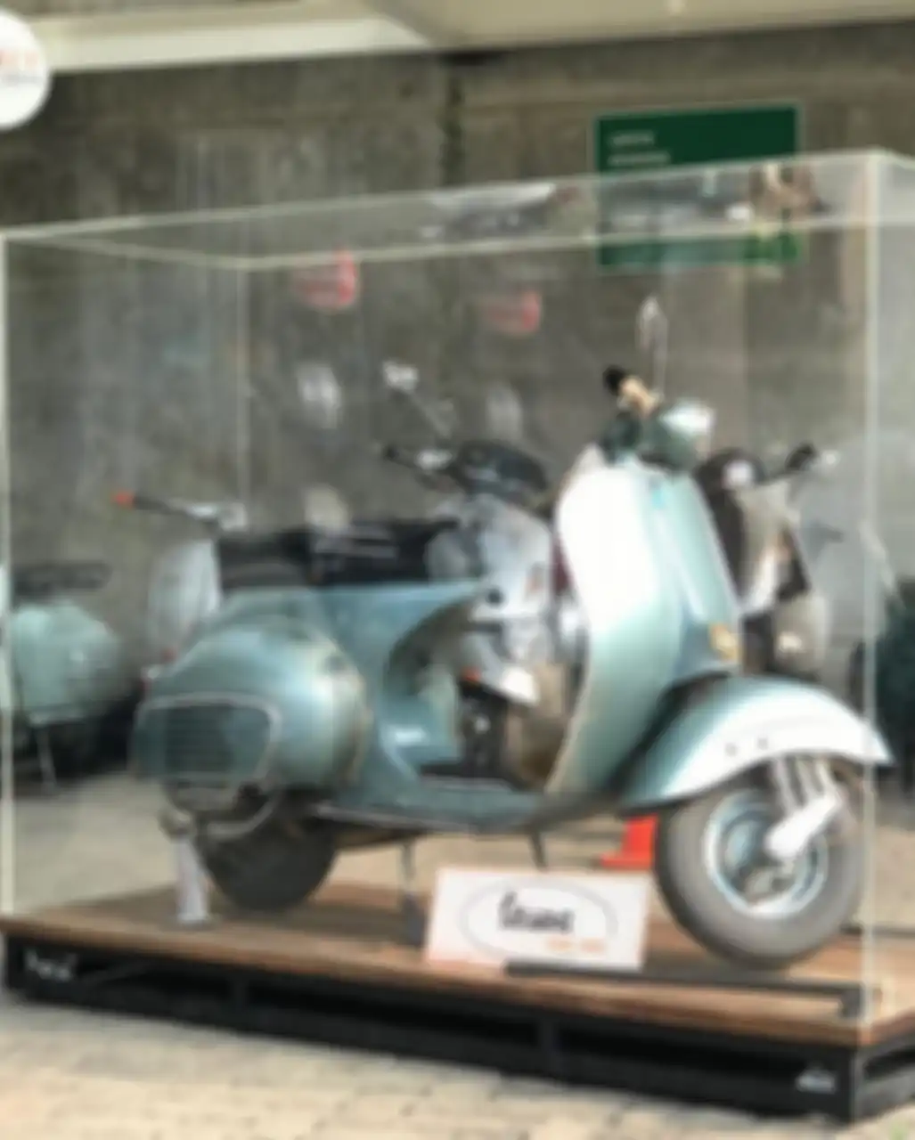 Vespa VBB 1962 milik AW sempat di kotakin mirip diecast