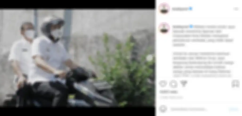 Unggahan Walikota Medan, Bobby Nasution bagikan langsung sembako ke warganya naik motor