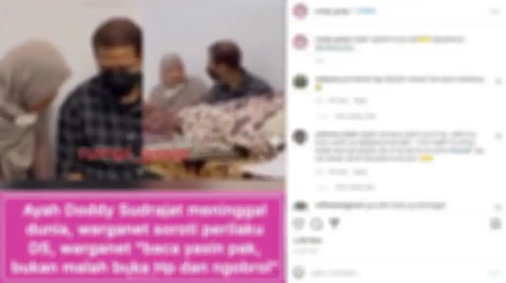 Sikap Doddy Sudrajat saat sang ayah meninggal dunia jadi sorotan.