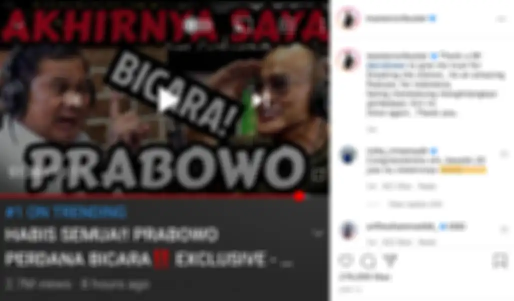 Deddy Corbuzier bersama AM Hendropriyono. Deddy Corbuzier menjadi Youtuber terkaya di Indonesia yang sukses tendang Raffi Ahmad.