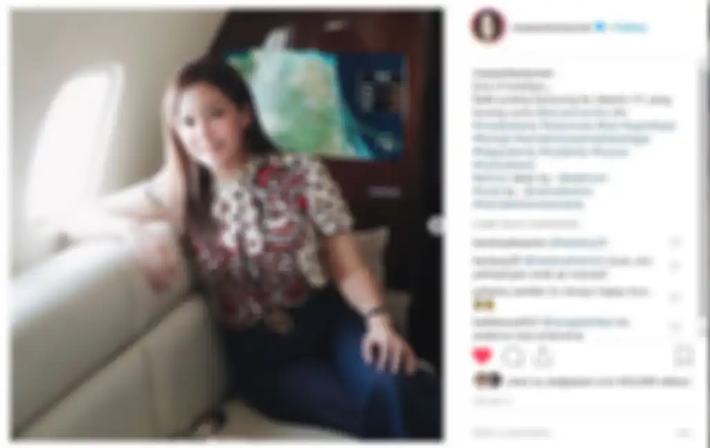 Jet pribadi mewah milik Maia Estianty