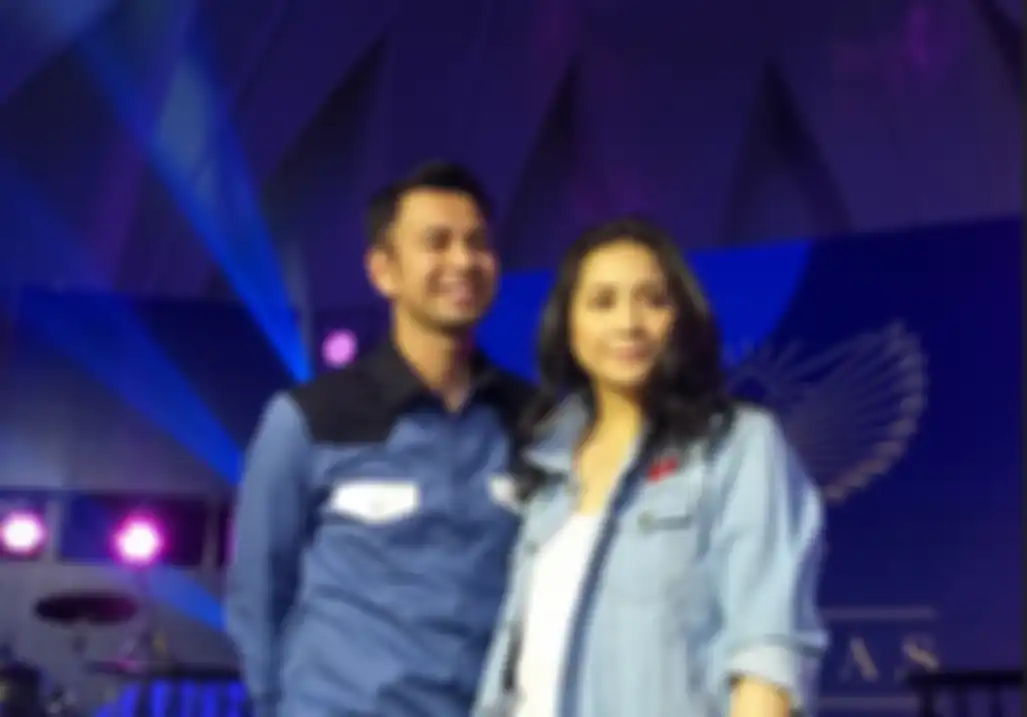 Raffi Ahmad dan Nagita Slavina saat ditemui Grid.ID di kawasan The Pallas, SCBD, Jakarta Selatan, Senin (21/10/2019).