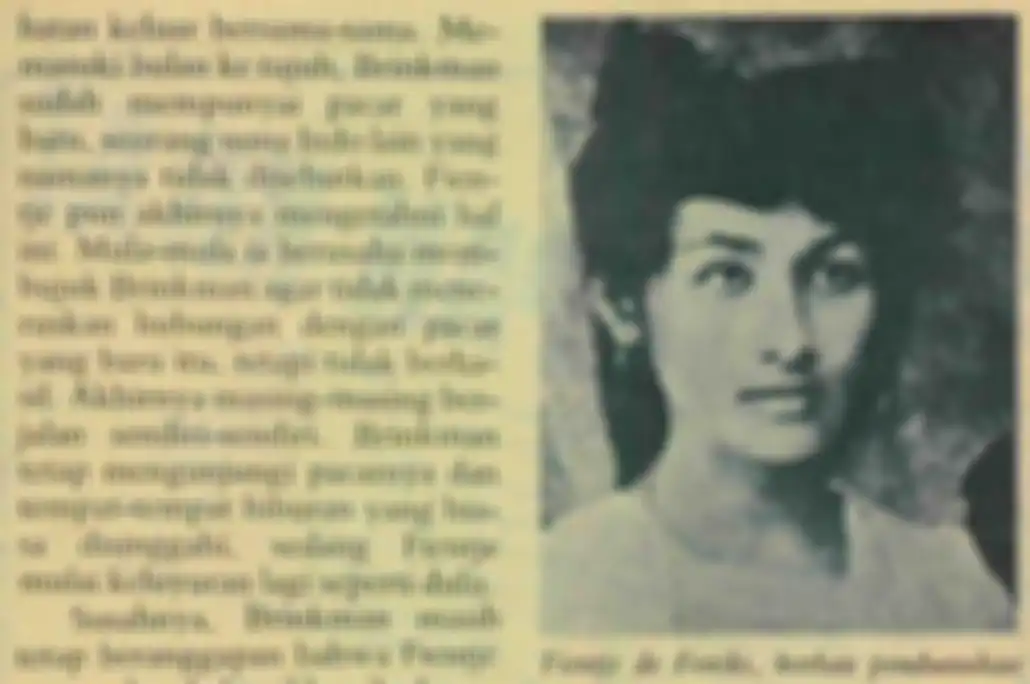 Meskipun Indo, Fientje de Feniks alias Nona Kwitang terkesan sangat pribumi (Majalah Intisari)