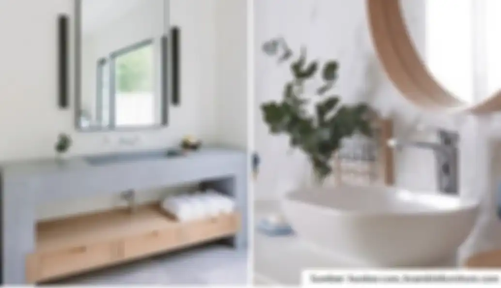 Lihat desain wastafel kamar mandi kecil sederhana tapi mewah ini mertua auto jatuh cinta. Pilih yuk 7 foto inspirasinya.