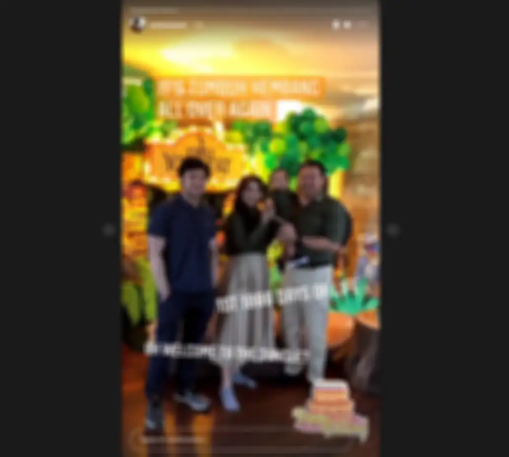 Nicholas Sean hadiri acara ulang tahun Yosafat