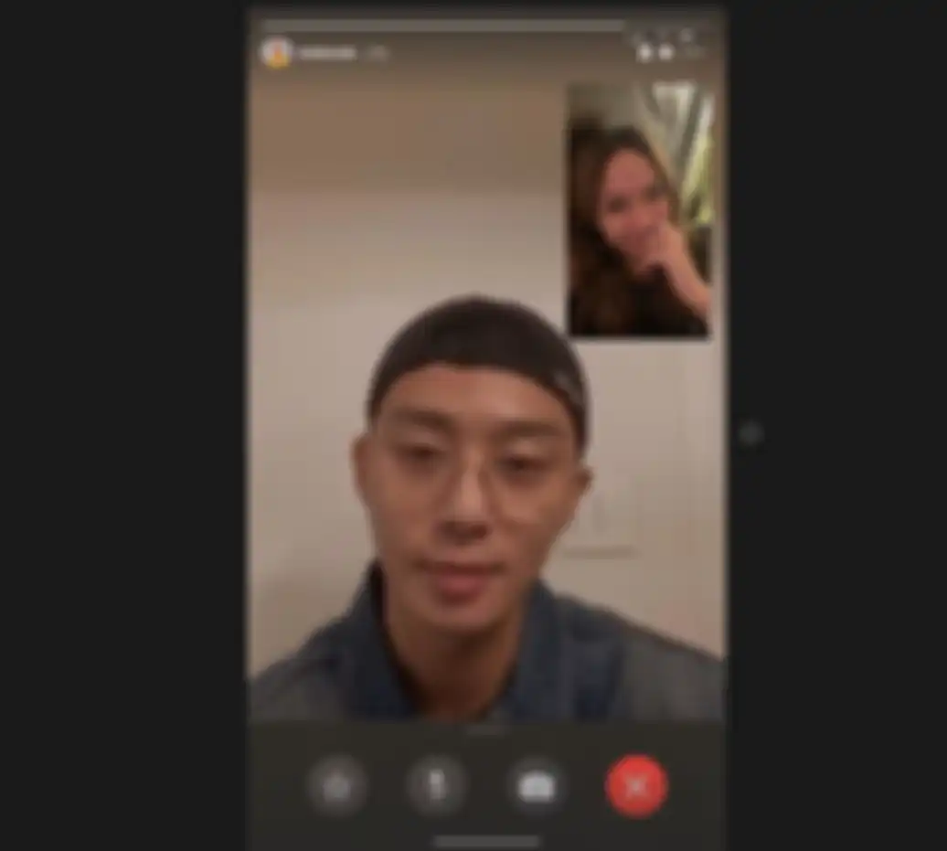 BCL halu tengah video call bareng aktor idola asal Korea Selatan, Park Seo-Joon