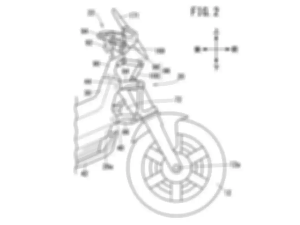 Bagian depan gambar paten calon motor listrik Honda.