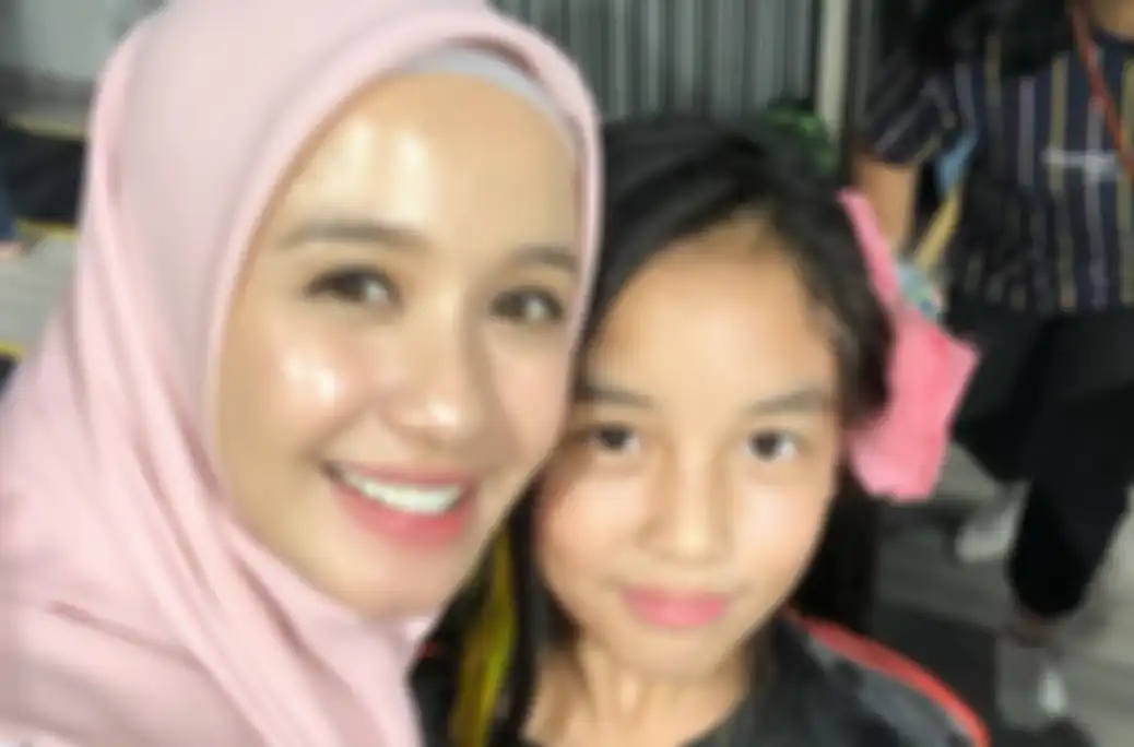 Laudya Cynthia Bella & putri sambungnya, Engku Aleesya