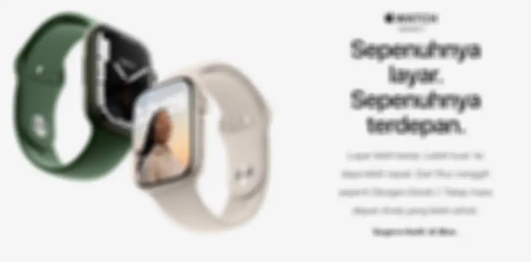 Tangkapan layar dari Laman penjualan Apple Watch Series 7 di iBox