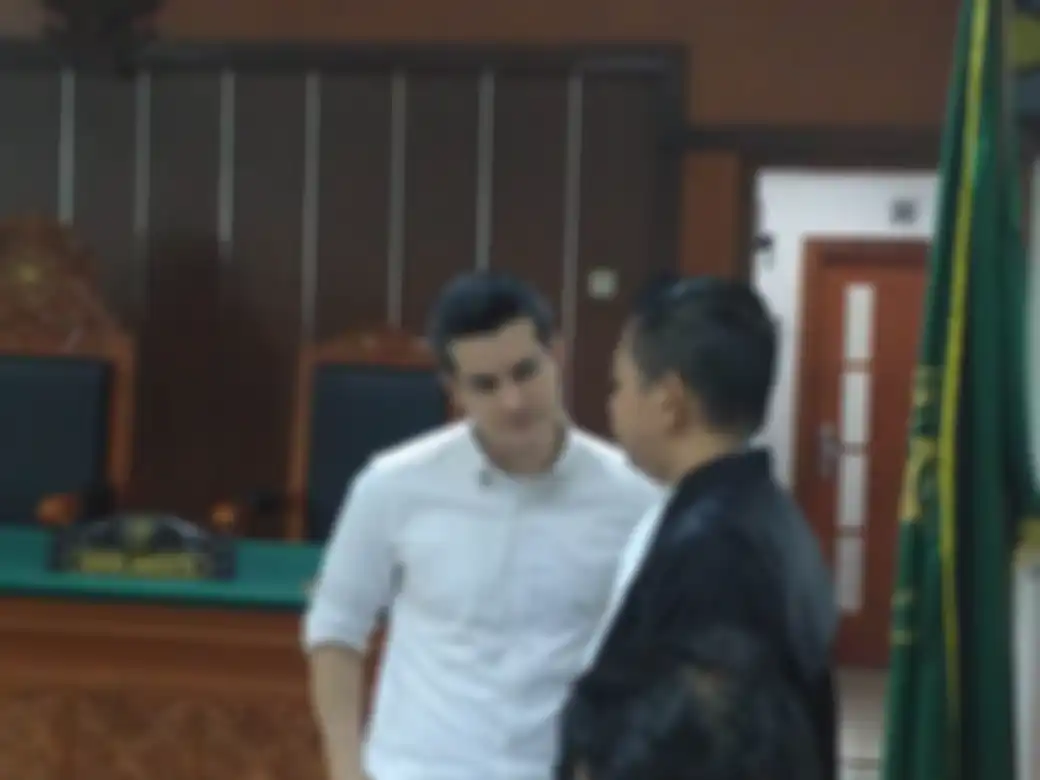 Steve Emmanuel di Pengadilan Negeri Jakarta Barat pada Senin (24/6/2019).