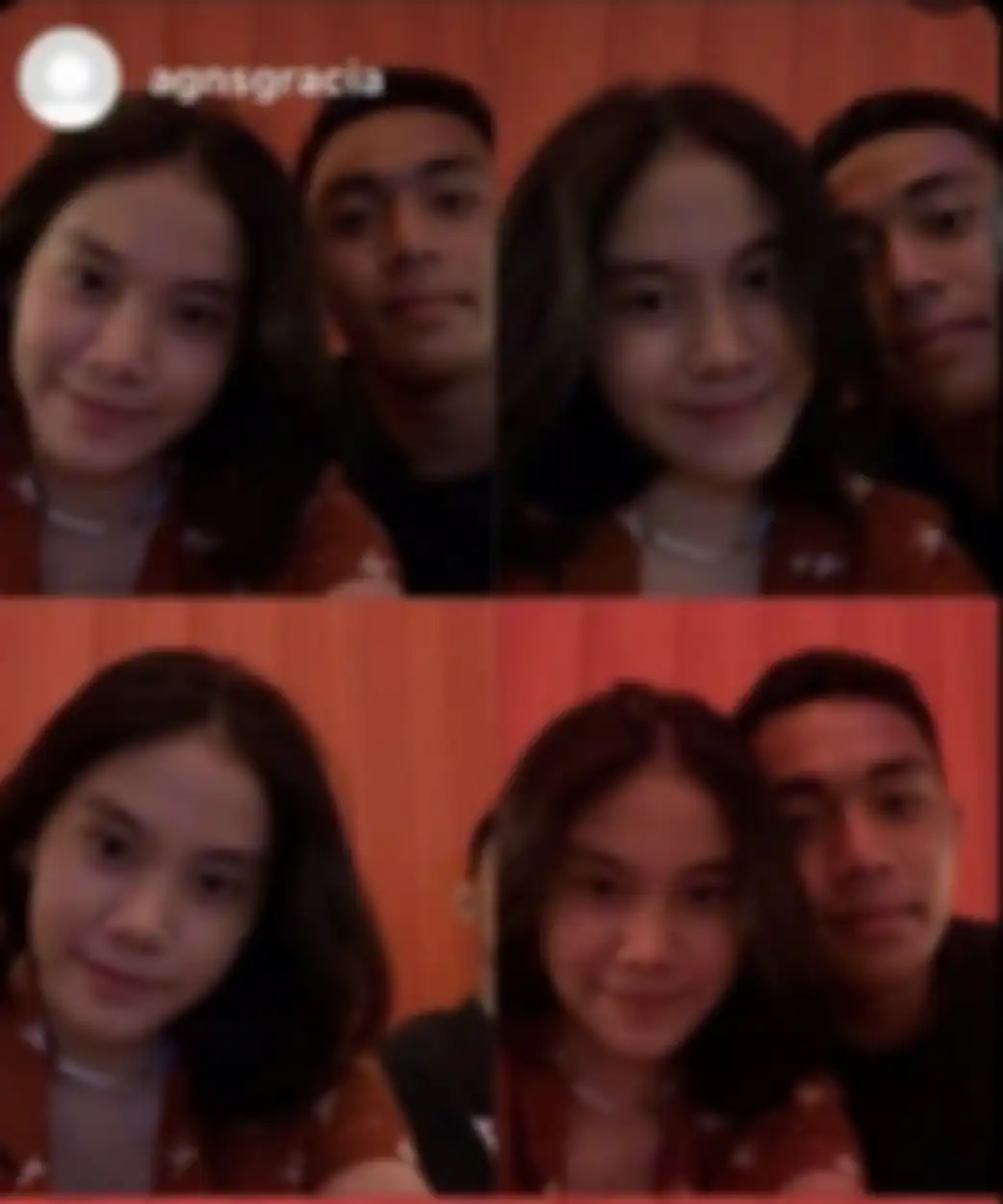 Agnes memamerkan foto mesra dengan Mario Dandy di akun Instagram miliknya.