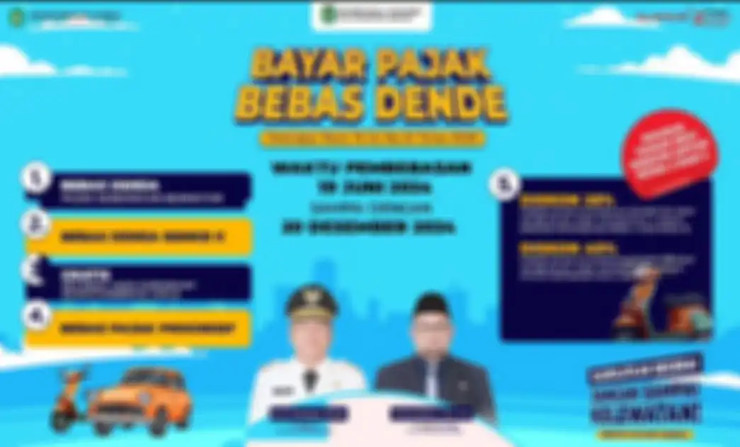 Program keringanan pajak kendaraan di Kalimantan Barat.