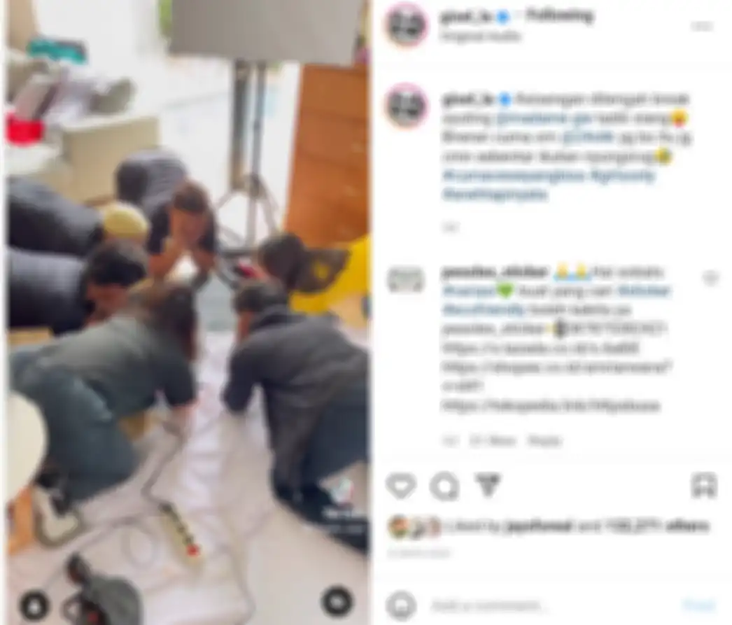 Gisella Anastasia bagikan momen bersama para stafnya.