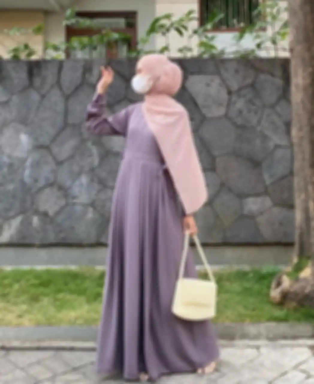 Baju lebaran 2024 warna mauve