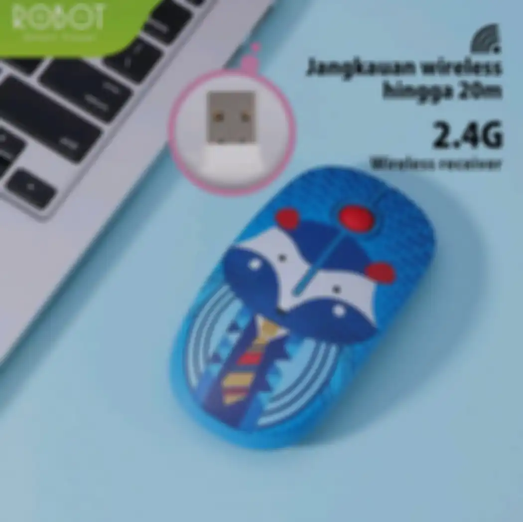 Ilustrasi mouse wireless Robot M330 di promo Harbolnas 12.12