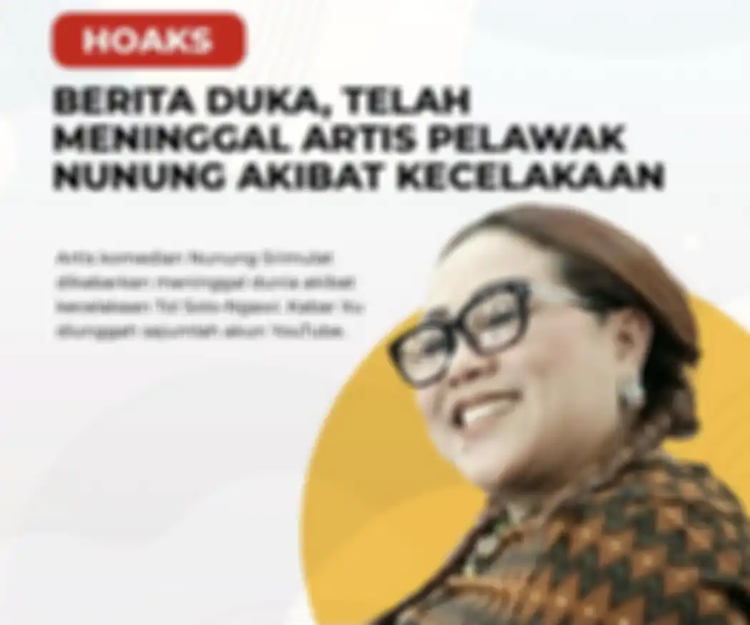 Nunung yang sempat tersandung narkoba dikabarkan meninggal dunia lewat foto kecelakaan. Dia rela bayar demi hubungan intim.