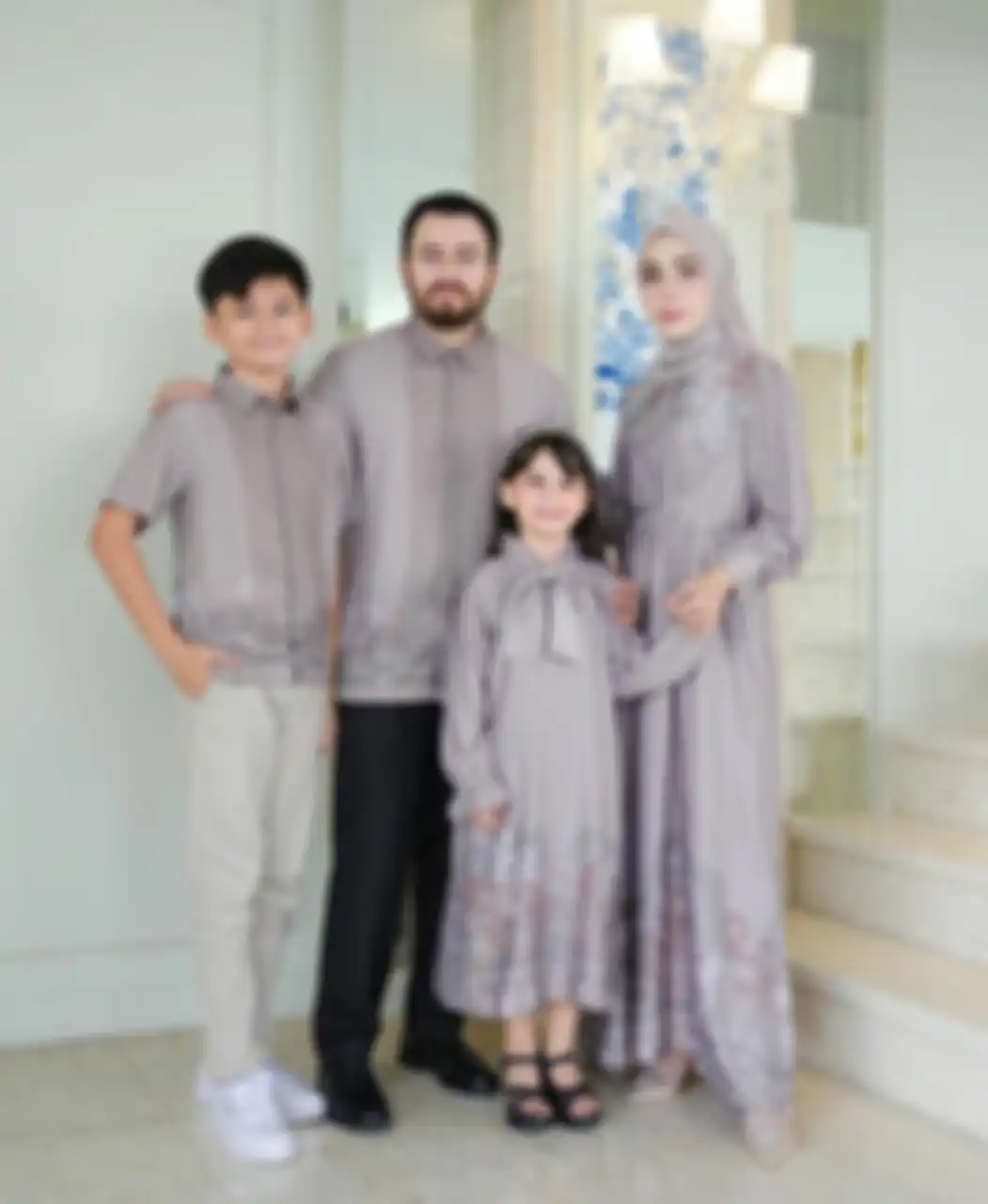 Baju lebaran 2024 warna mauve