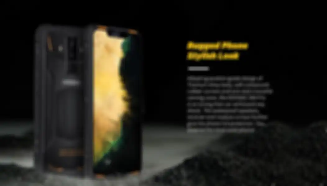 Desain Doogee S90 Pro yang disusun dari material yang kokoh