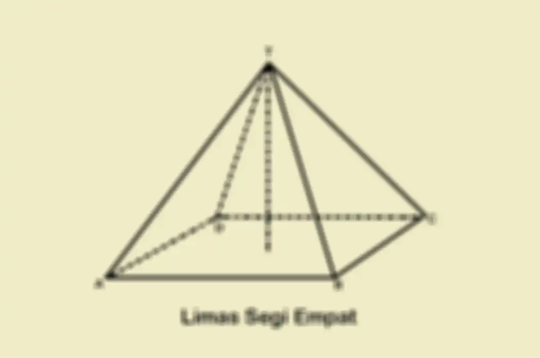 Sifat-sifat limas segi empat.