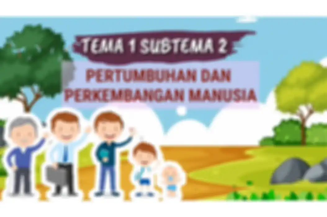 Pertumbuhan dan perkembangan manusia