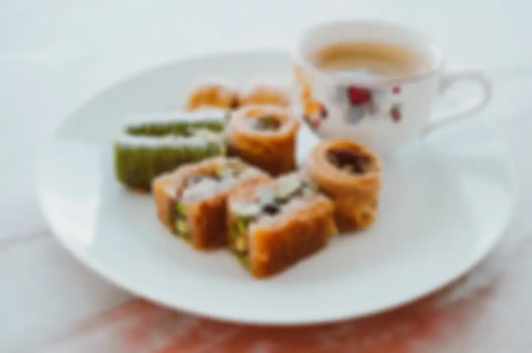 Baklava adalah salah satu makanan khas lebaran dari Turki.
