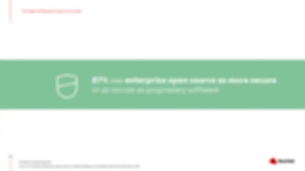 Laporan survei Red Hat terhadap para pemimpin perusahaan IT dunia terkait tingkat kemanan Enterprise Open Source