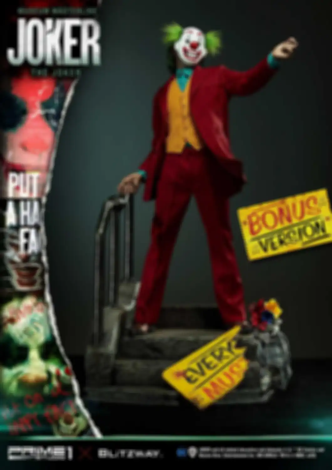 Patung mini The Joker yang diprodukis Prime 1 Studio