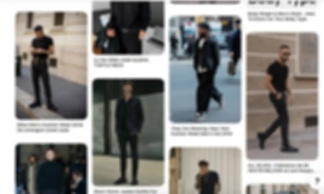 Keyword mix and match baju hitam untuk inspirasi otfit aesthetic Pinterest
