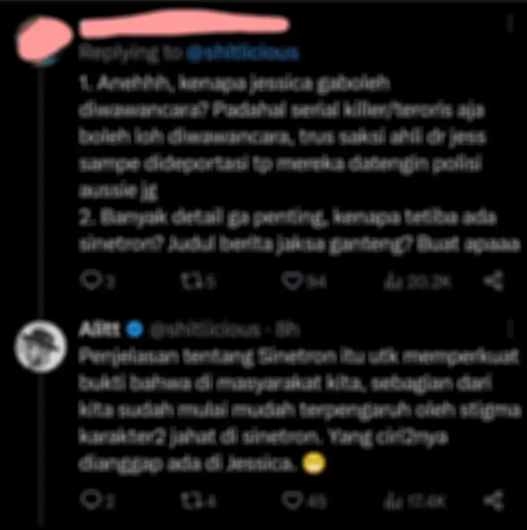 Komentar netizen soal film dokumenter Netflix Ice Cold: Murder, Coffee, and Jessica Wongso