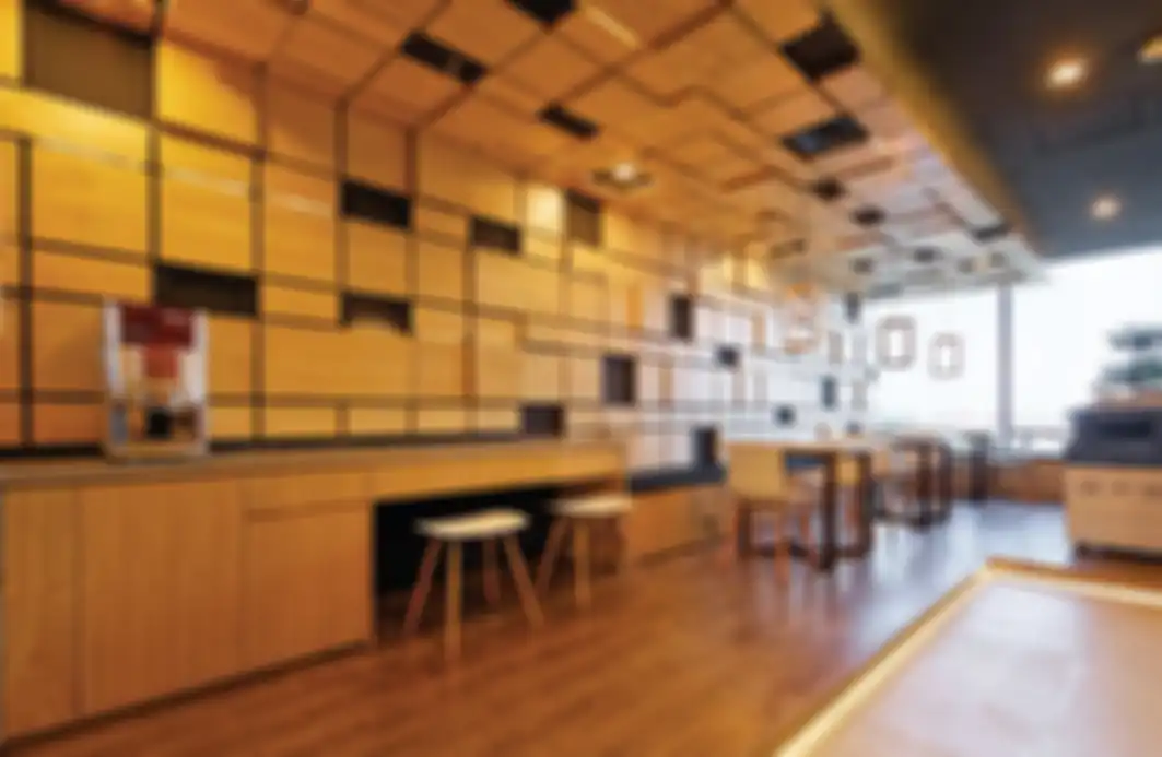 Suasana Cafe di kantor sewa
