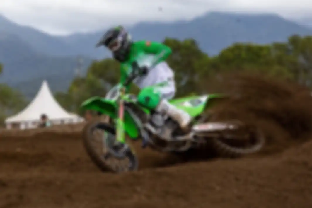 Aksi Romain Febvre di MXGP Lombok 2023