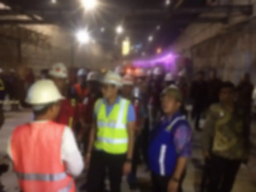 Wagub DKI Sandiaga Uno inspeksi persiapan underpass Mampang 