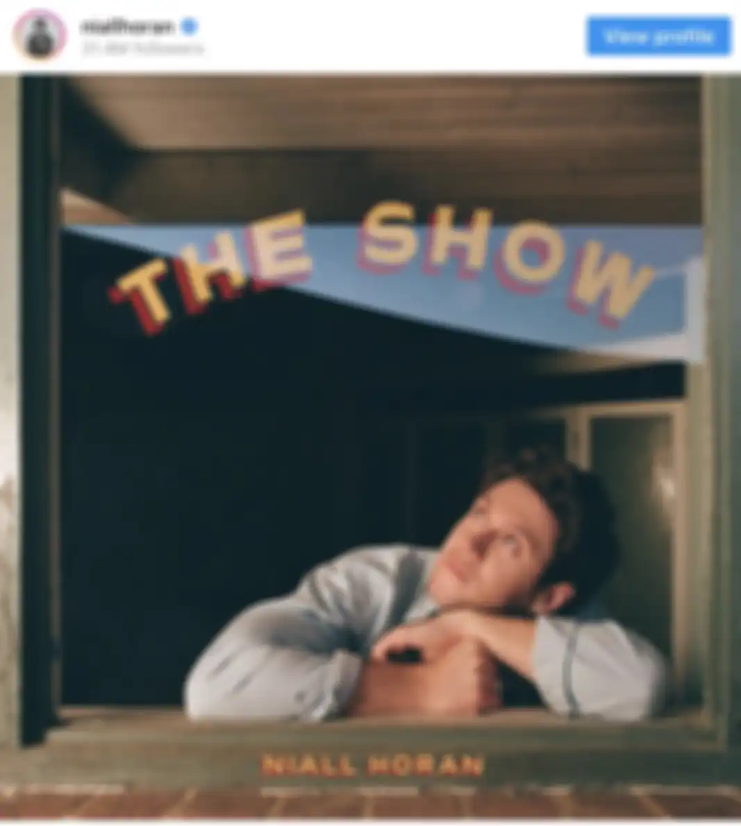 Poster album Niall Horan 