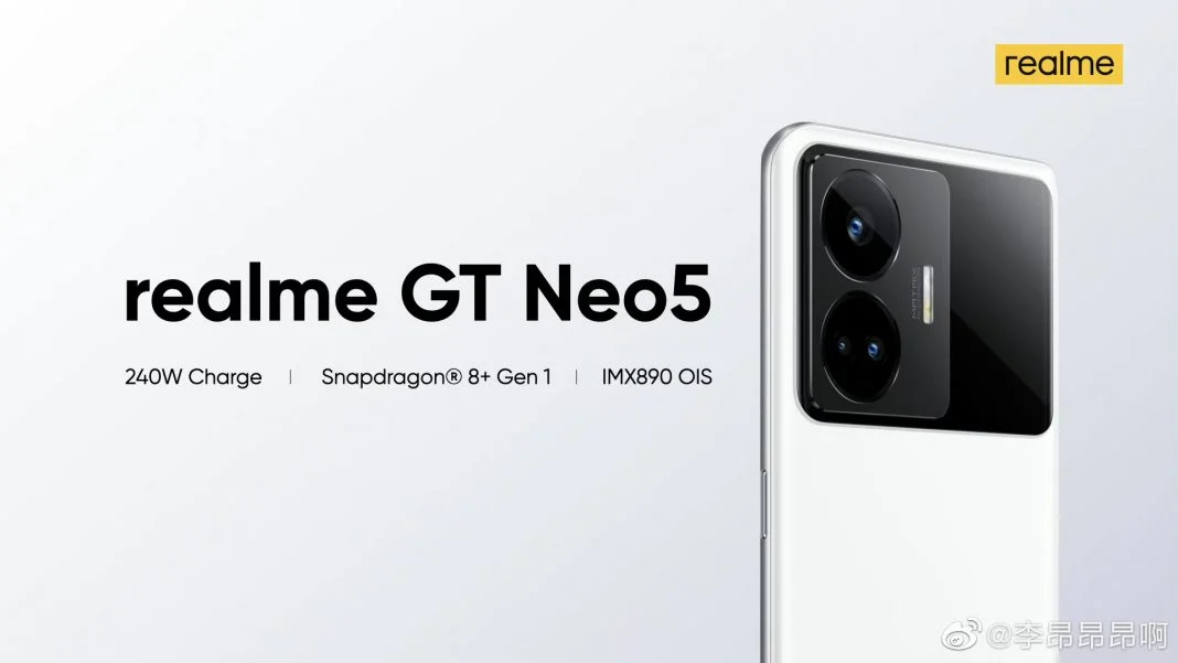 Poster terbaru Realme GT Neo 5