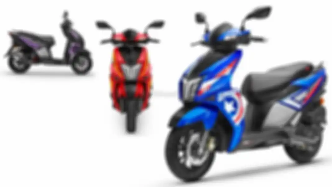 3 varian TVS Ntorq 125 SuperSquad Edition, ambil desain ala tokoh Avengers Marvel.