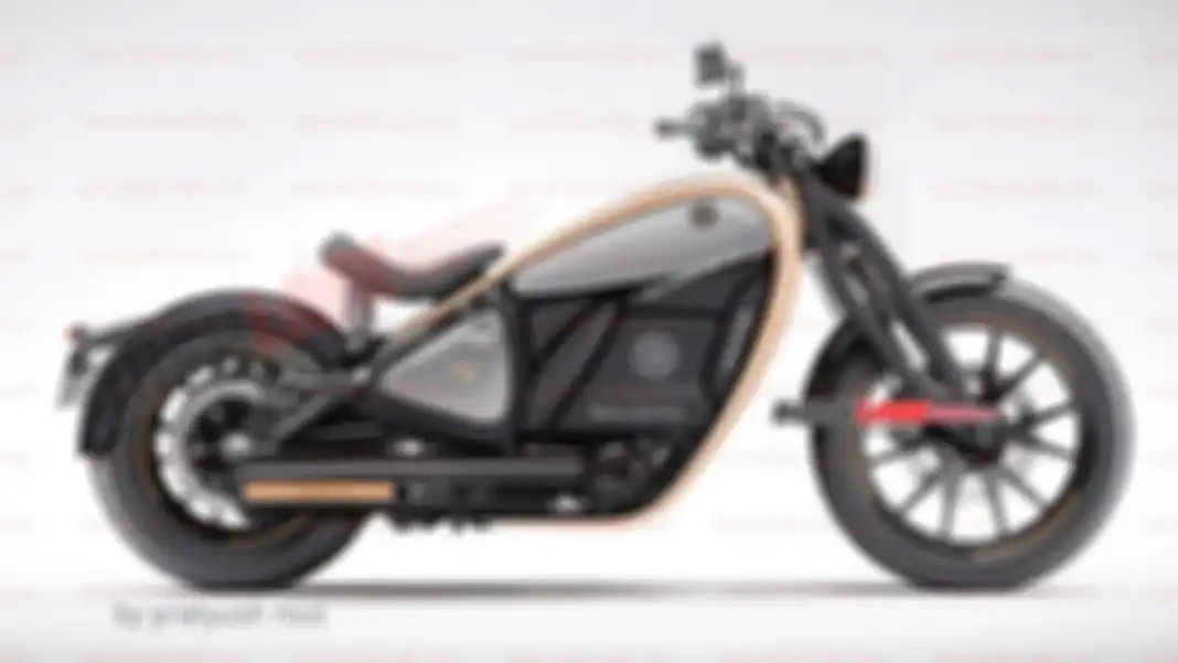 Desain calon motor listrik Royal Enfield Electrik 01 terinspirasi Royal Enfield 350.
