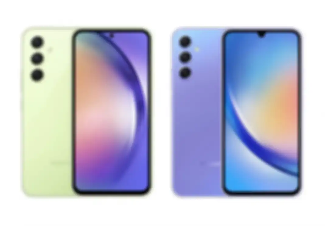 Desain Samsung Galaxy A54 5G dan Galaxy A34. 