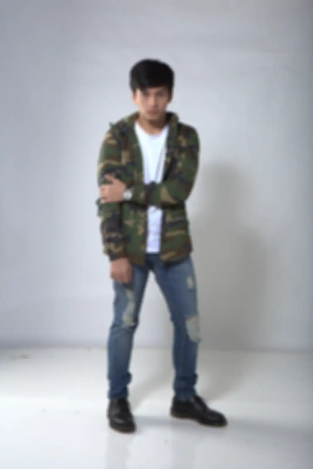 Jefri Nichol saat pemotretan eksklusif di studio majalah remaja pria legendaris HAI.