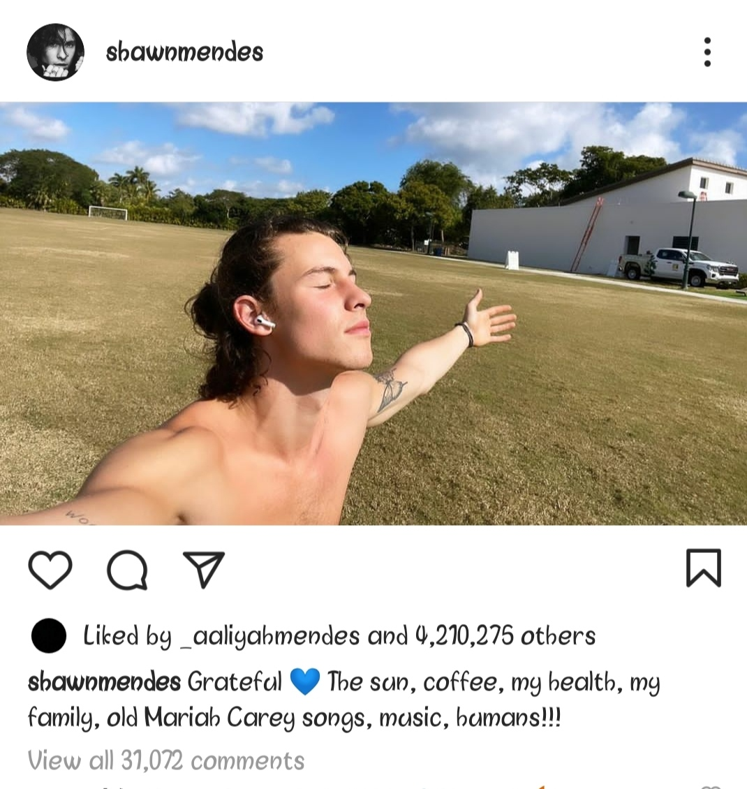 Postingan Shawn Mendes