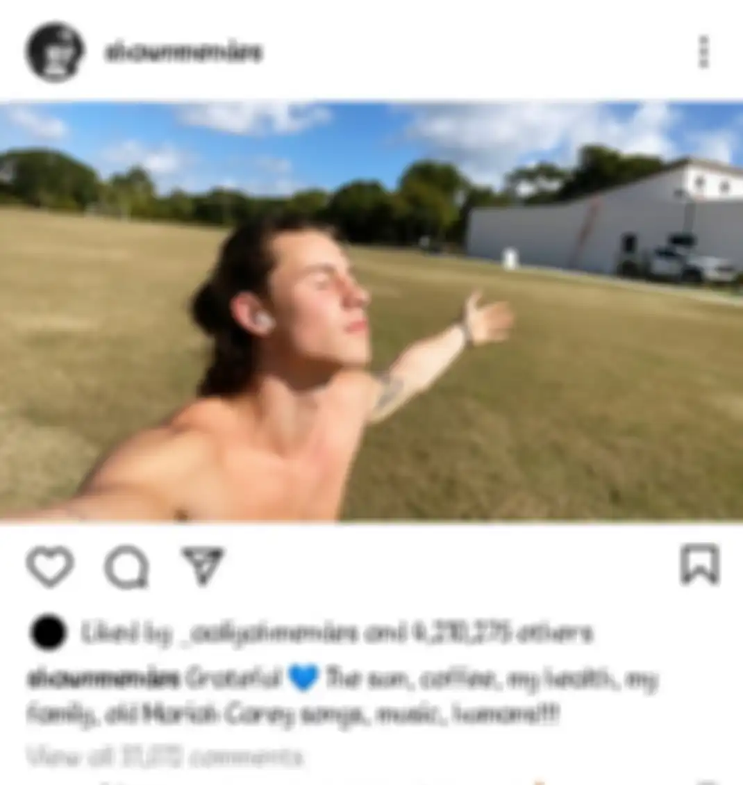 Postingan Shawn Mendes