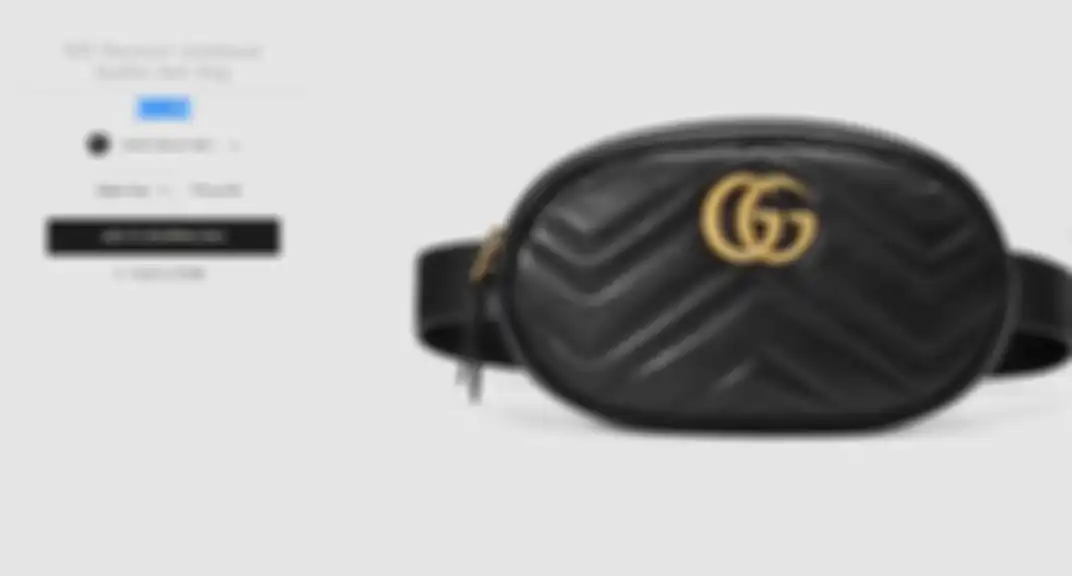 GG Marmont matelassé leather belt bag