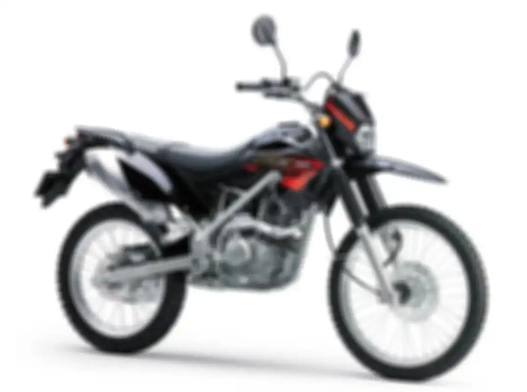 Warna baru dari Kawasaki KLX150L hitam