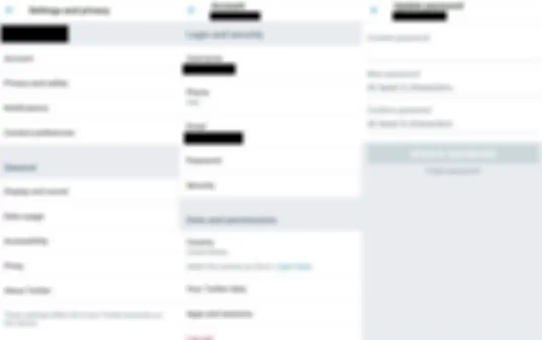 Langkah-langkah mengganti password Twitter