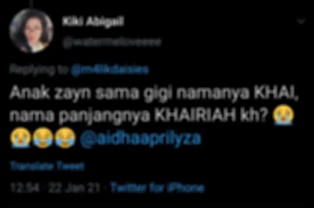 Tebakan nama lengkap untuk baby Khai
